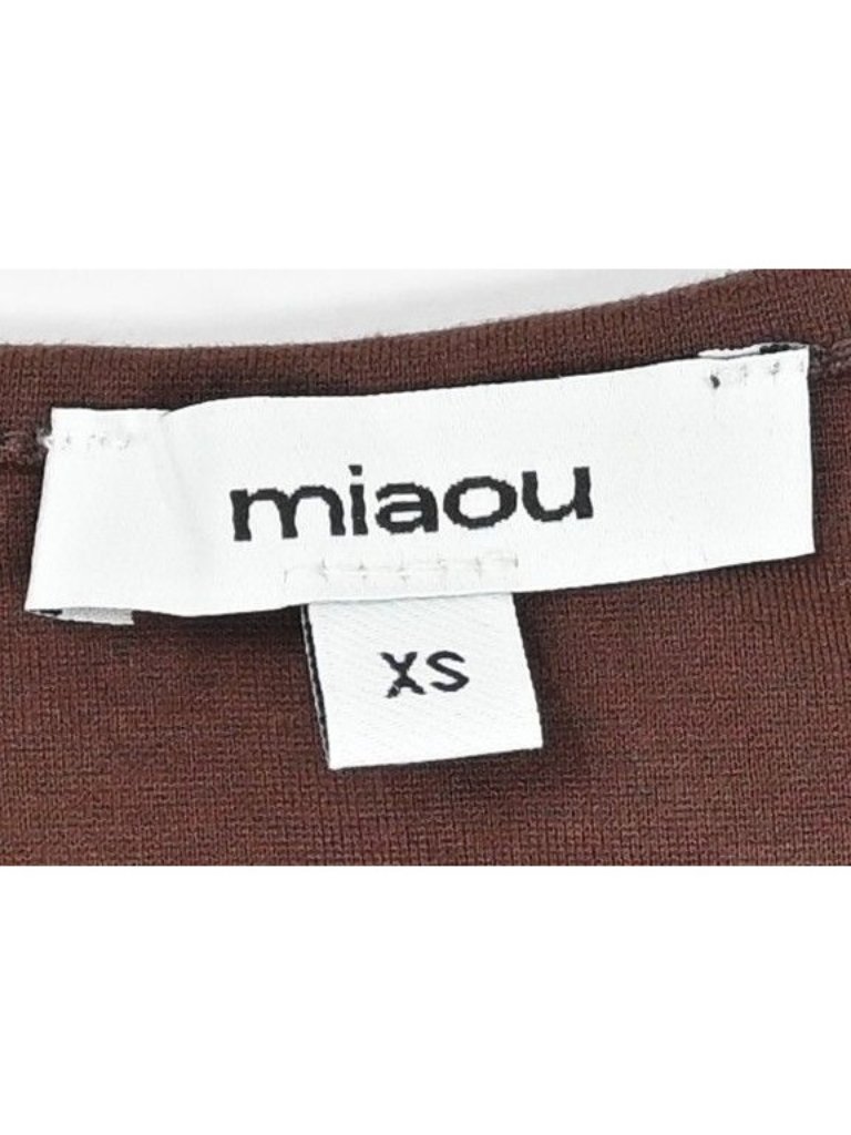 Miaou Luna Top In Chocolate — image 2 of 4